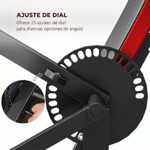 SPORTNOW Máquina de Bíceps y Tríceps 2 en 1, Banco de Curl de Predicador con Asiento Ajustable en Altura, Máquina de Curl de Bíceps y Extensión de Tríceps para Entrenamiento en Gimnasio, Casa