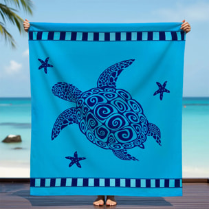 Serviette de plage microfibre - Galapagos - 140x170cm - 220g/m²