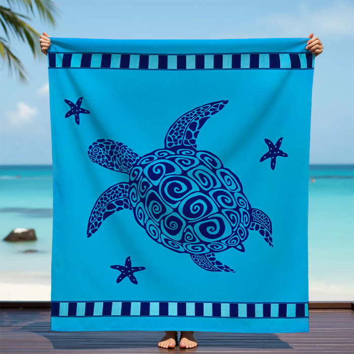 Serviette de plage microfibre - Galapagos - 140x170cm - 220g/m²