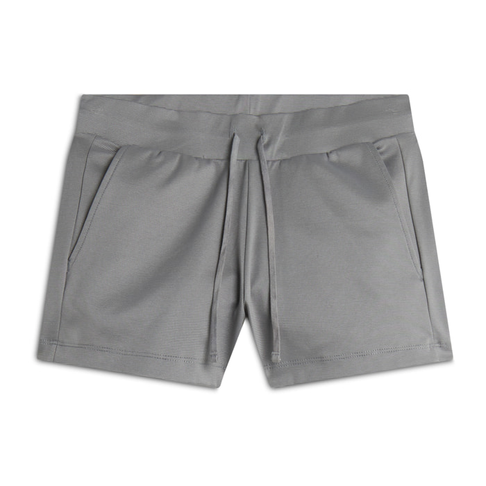 Shorts da donna con tasche interne e coulisse in vita