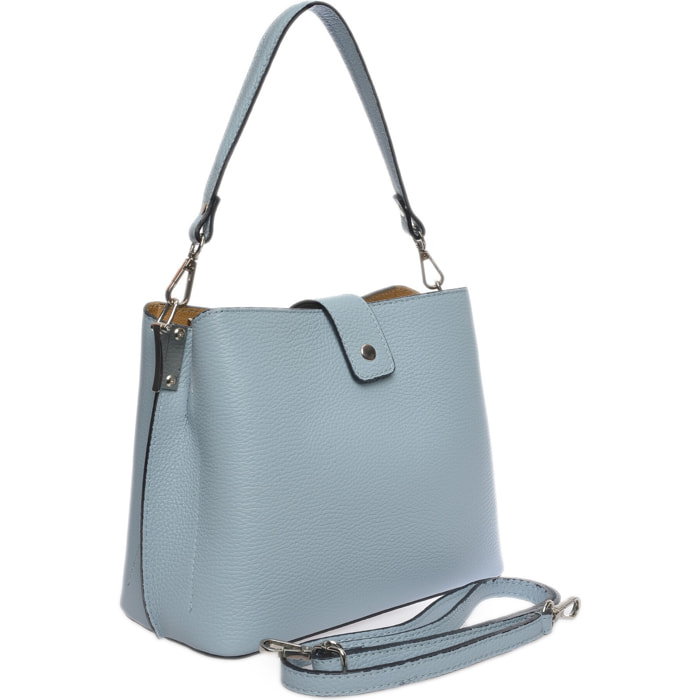 Borsa a mano Anna Luchini Turchese
