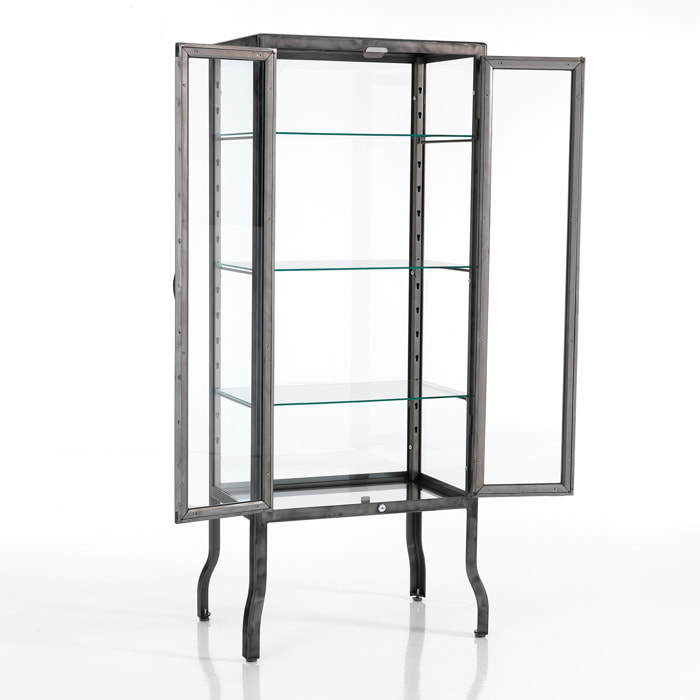 Tomasucci Vitrine haute à 2 portes MASH Multicolore