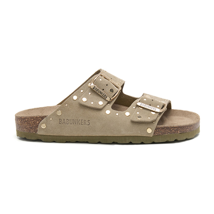 SANDALIA BABUNKERS CAQUI