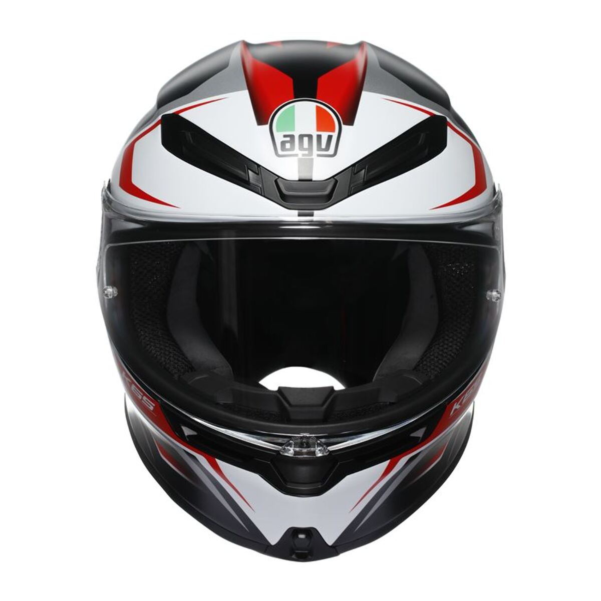 CASCO AGV K6 S AGV E2206 MPLK KARVE MATT BLACK/WHITE/RED