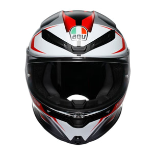 CASCO AGV K6 S AGV E2206 MPLK KARVE MATT BLACK/WHITE/RED