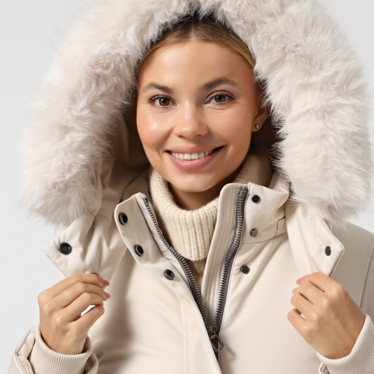 Abrigos Mujer de la marca GEOX  modelo W SPHERICA BEIS