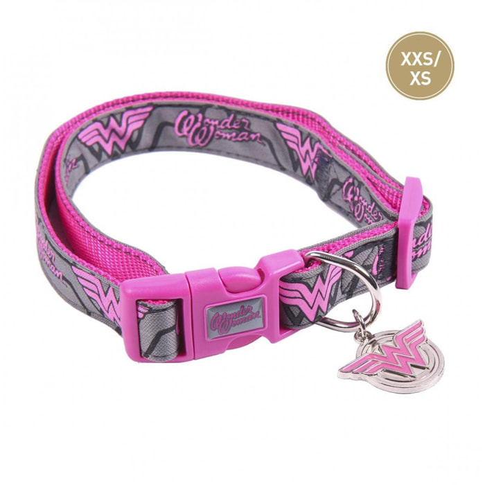 Collare per cani Wonder Woman XXS-XS Fan Pets Multicolor