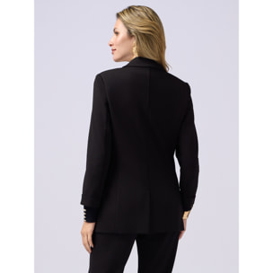 Oltre - Blazer efecto cruzado - Negro