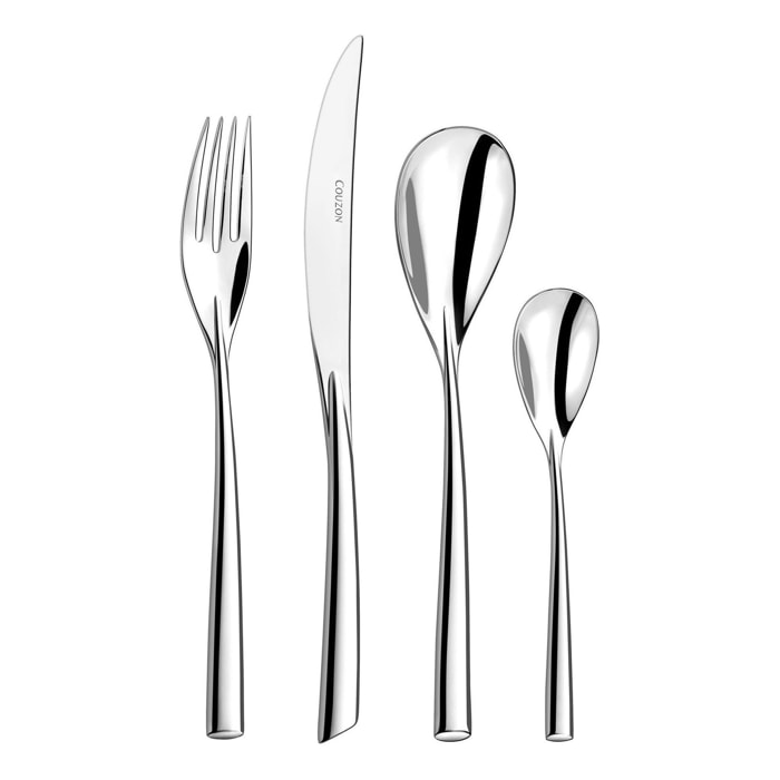 Couzon - Set di posate 48 pezzi Distingo - acciaio inossidabile - finitura specchio