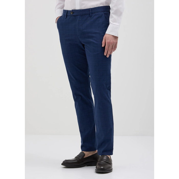 Pantalone chino a quadri