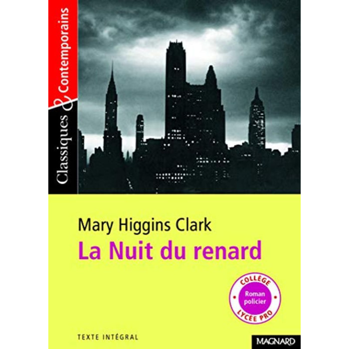 Brighelli | "La Nuit du renard" de Marie-Higgins Clark | Livre d'occasion