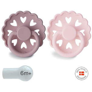 Frigg Pack 2 Chupetes Block Silicona Fairytale