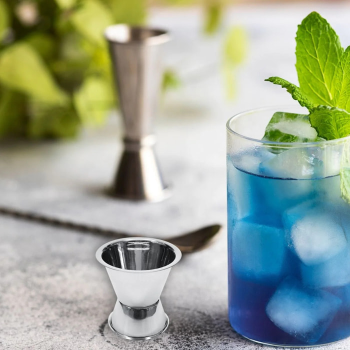 Duo cocktails avec shaker et doseur à alcool inox Fackelmann Bar Concept