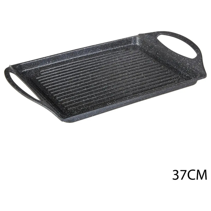 Plancha aluminium "Caractère" 27x37cm