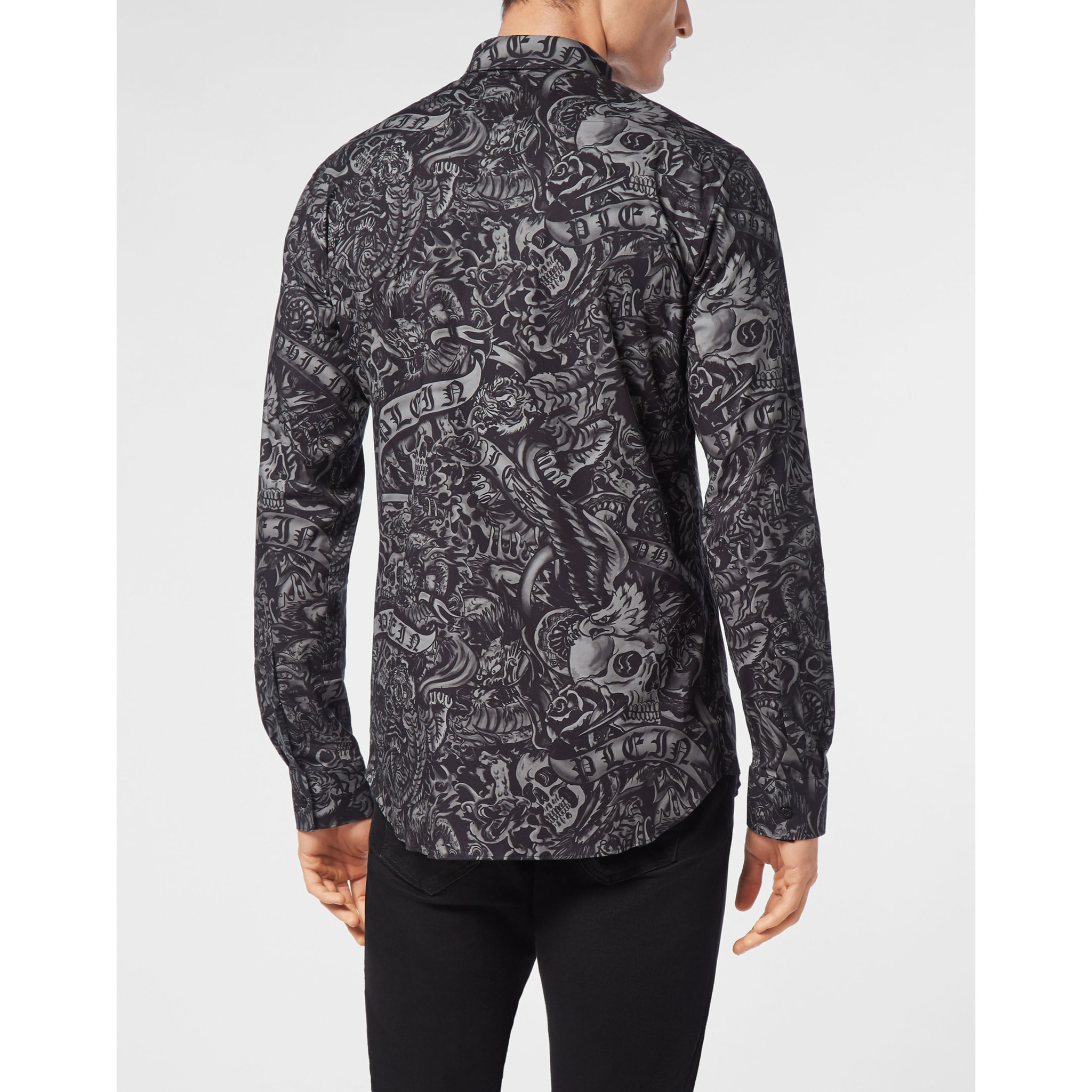 PHILIPP PLEIN Camisa Slim Fit TATTOO