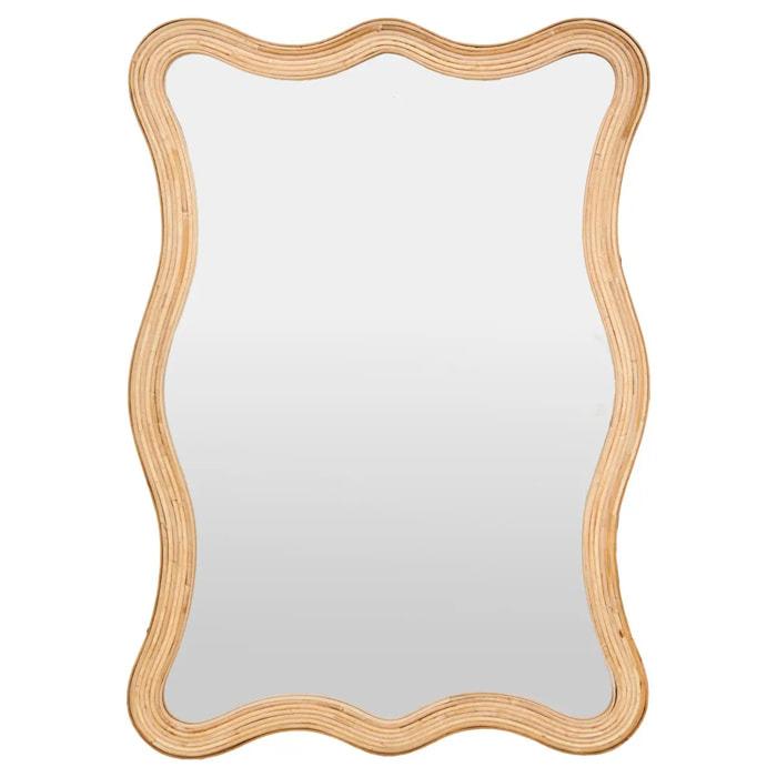 Miroir mural Maggie beige 100x70cm