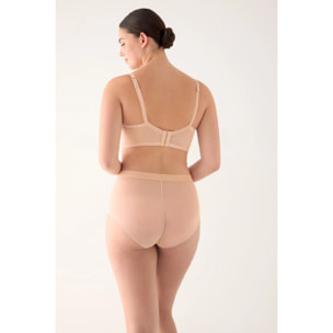 Slip vita alta donna Beige