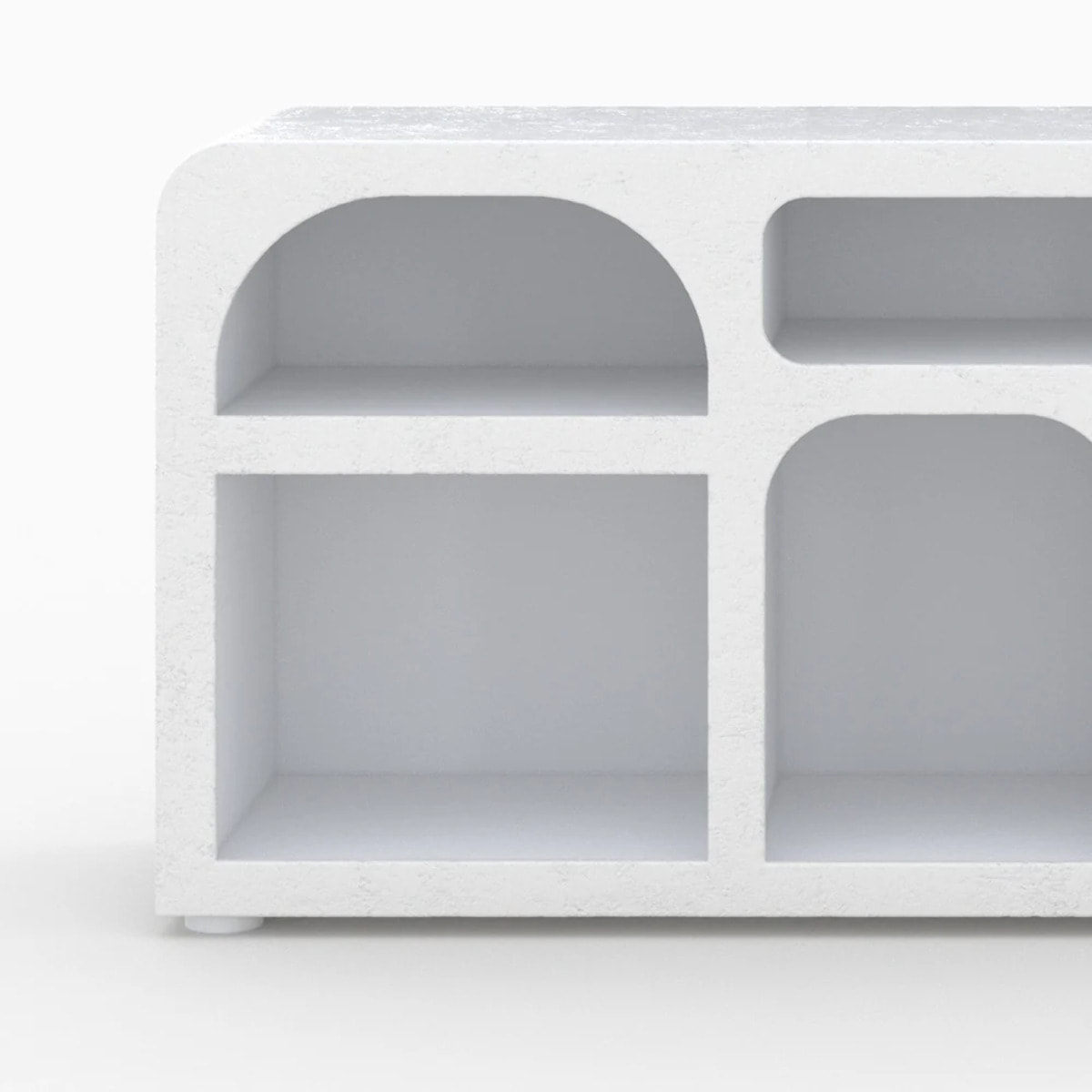 Buffet en béton blanc cassé 160 cm - Fira
