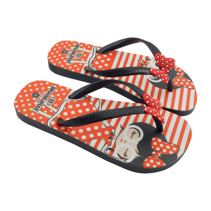 Chanclas de playas ,Printed 21  Pin Up