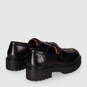 Zapatos de Piel Sintética - Leopardo - Tacón: Bajo
