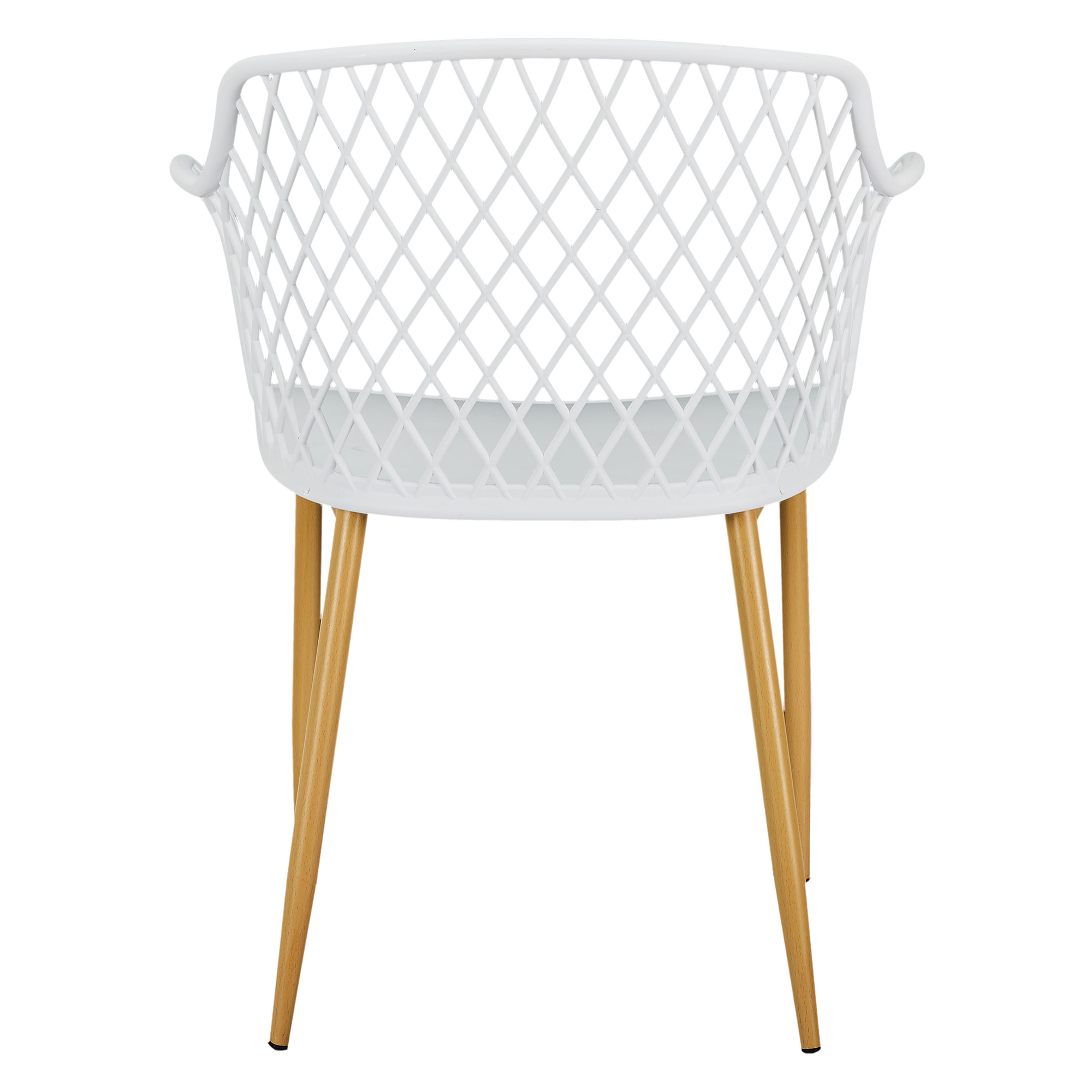 Fauteuil Exterieur Malaga Blanc - Lot De 4