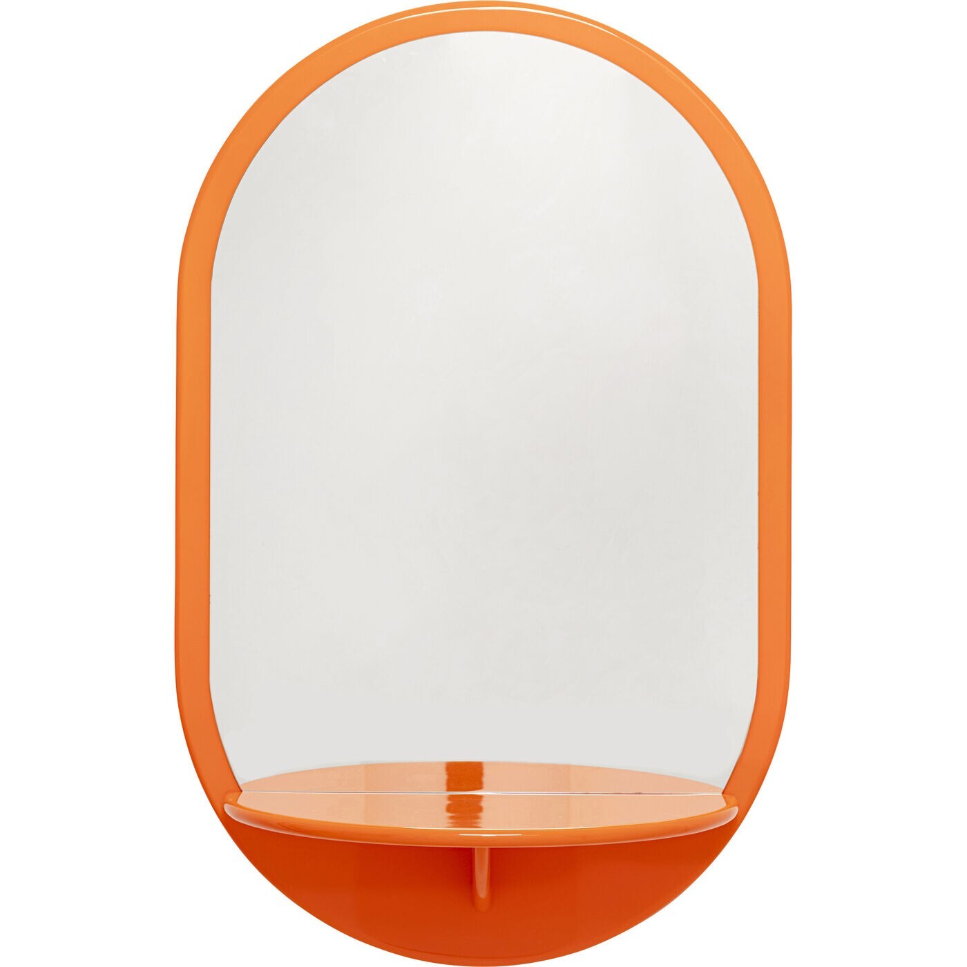 Miroir Groove 110x70cm orange Kare Design