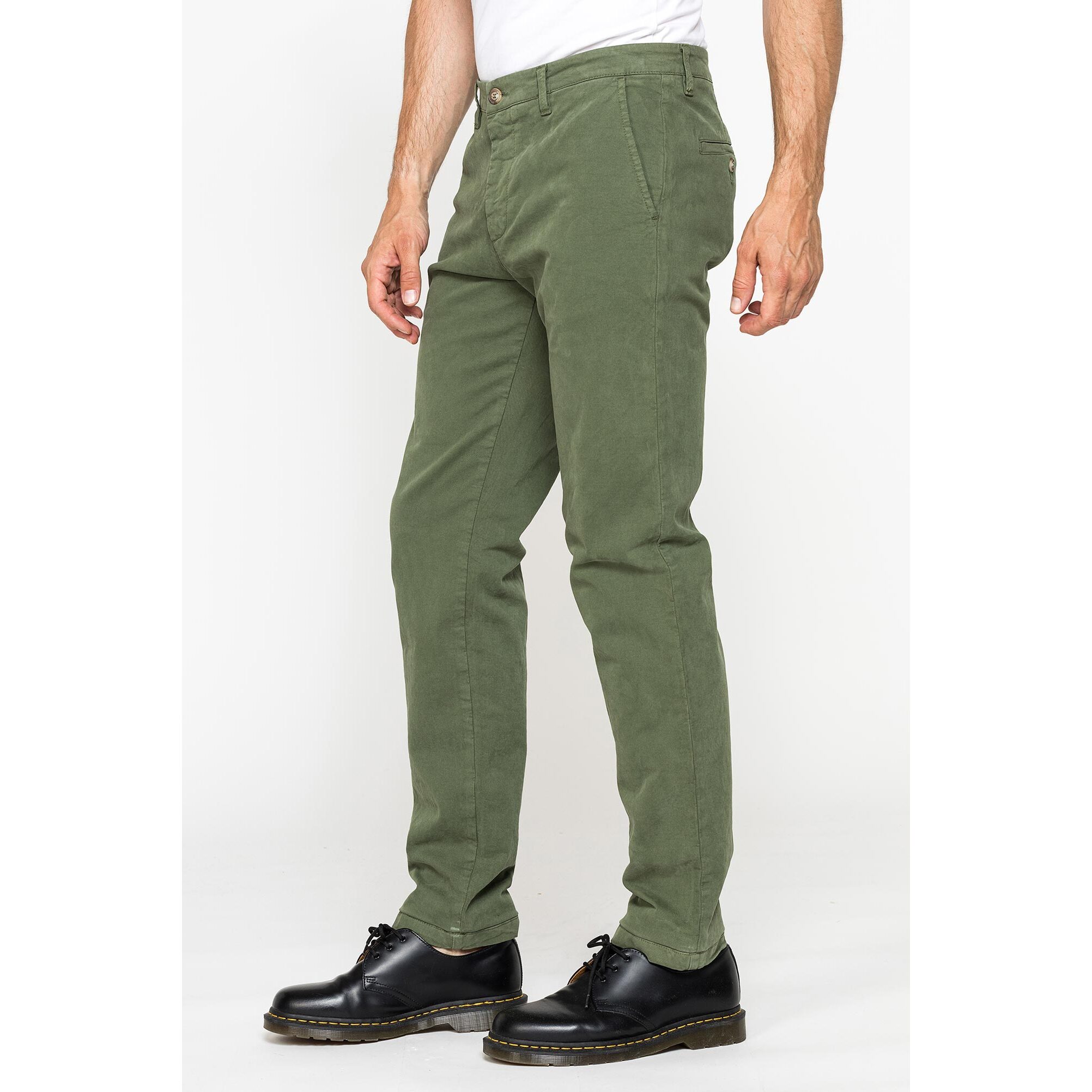 PANTALONE CHINO MOD. 624 IN GABARDINA STRETCH PESANTE