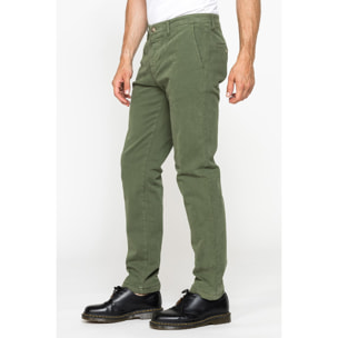 PANTALONE CHINO MOD. 624 IN GABARDINA STRETCH PESANTE