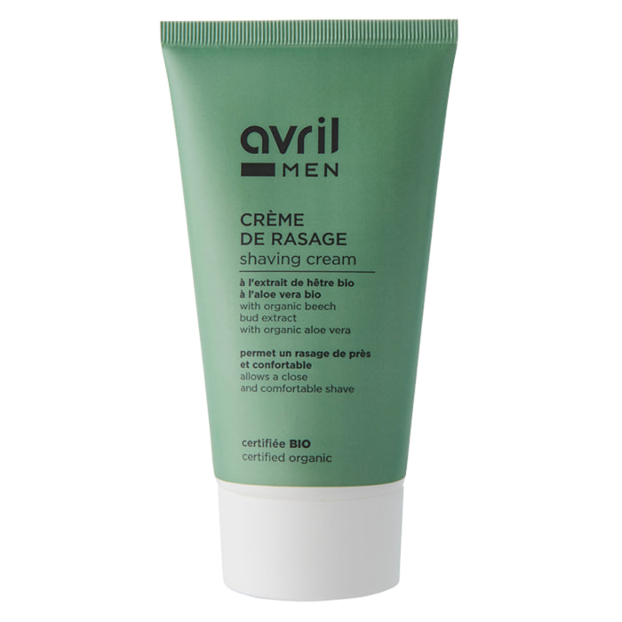 Soin Homme - Certifiée bio - Crème de rasage