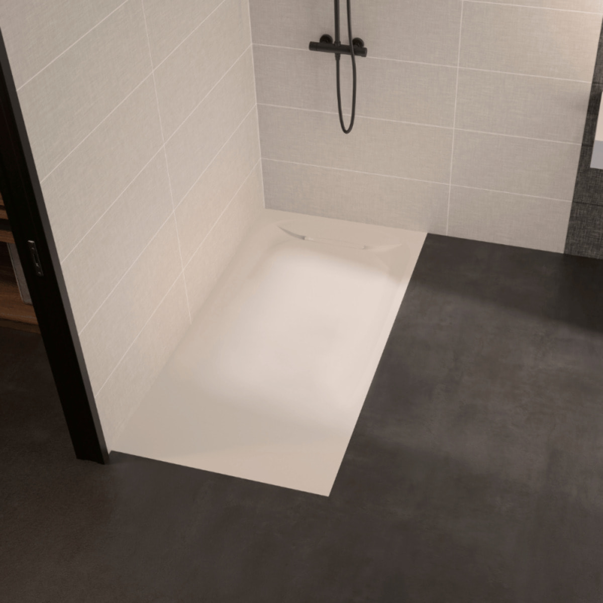 Receveur de douche KINEDO Kinediva beige