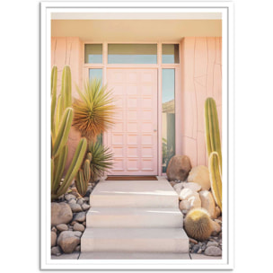 Affiche - Pink Palm Springs - Philippe Hugonnard