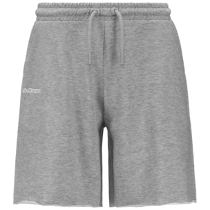 Pantaloni Corti Kappa Uomo Logo Felito Grigio