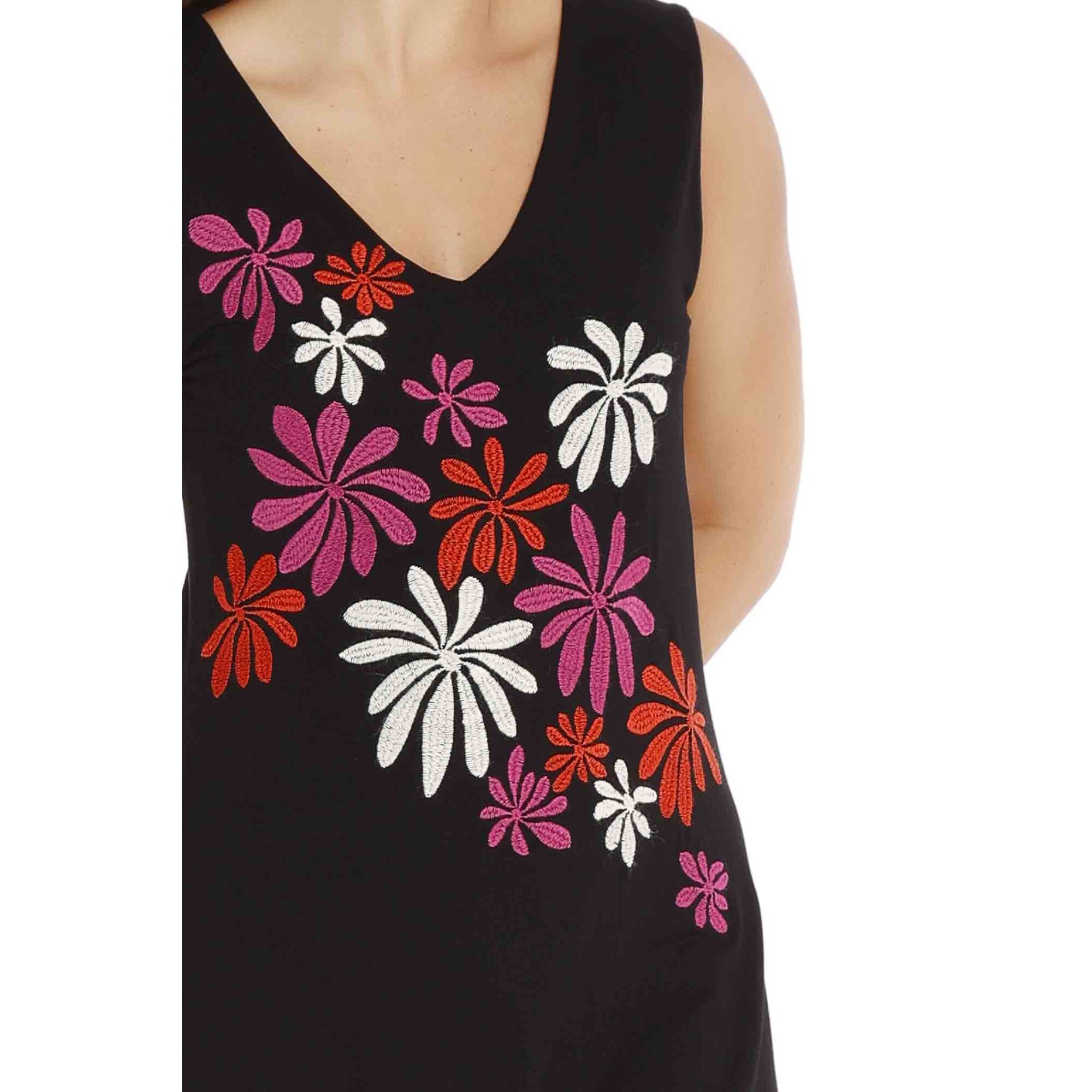 Mamatayoe Vestido Parnassia Para Mujer, Negro