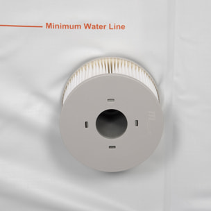 Spa gonflable carré 185cm LITE - 6 places