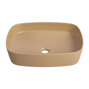 PixL 50 x 37,5 x 13,5 cm vasque à poser Infinitio, sans trop-plein, moka (CEPX4937MOM)