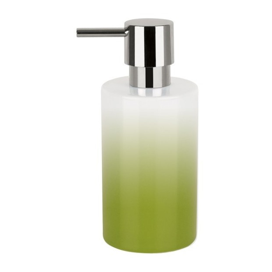 Distributeur de savon Céramique TUBE GRADIENT Vert Spirella