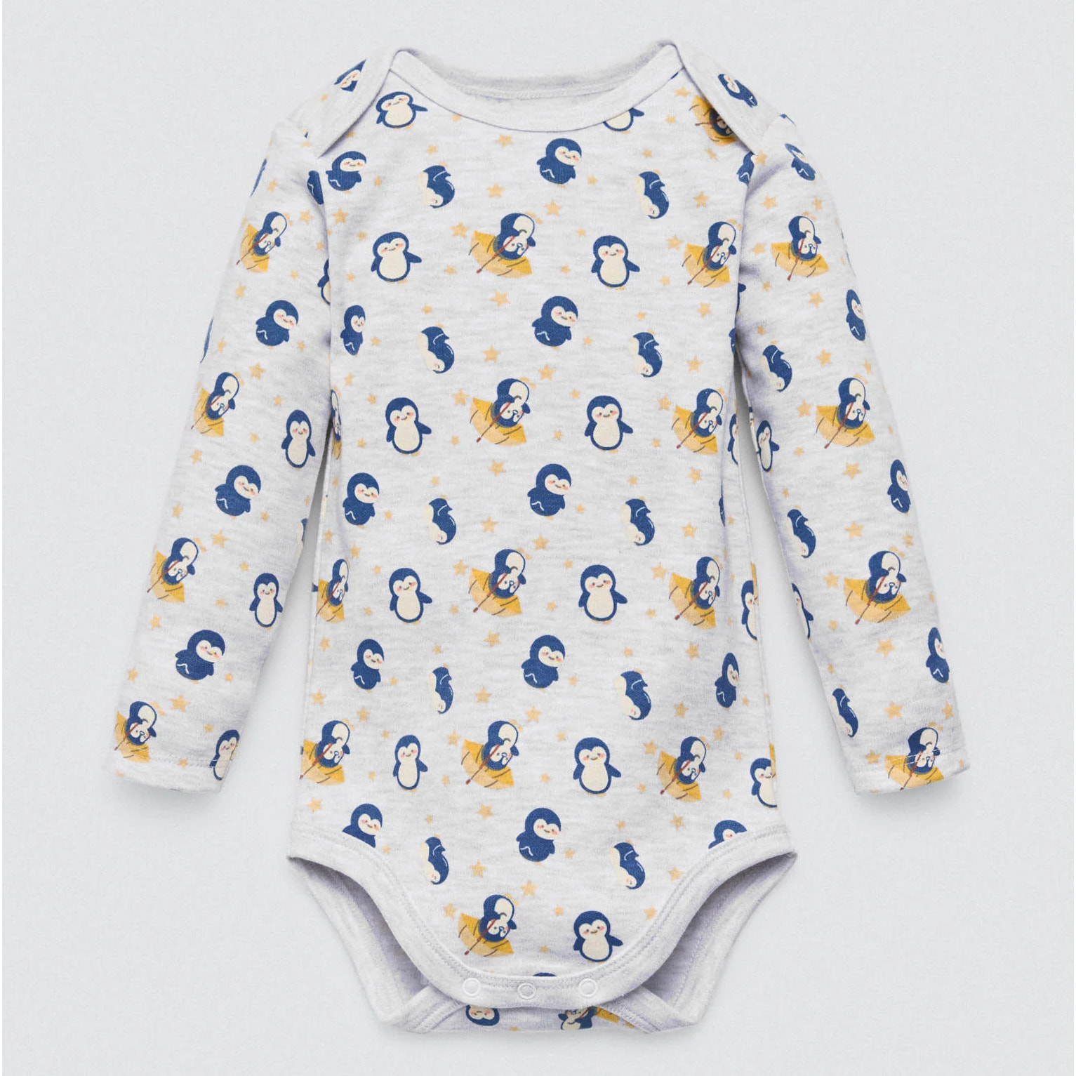 Set di tutina corta e maglietta a maniche lunghe per neonato Penguin Toy