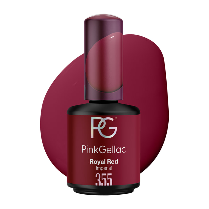 Vernis semi-permanent - 355 Royal Red - 15 ml