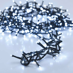 luces de navidad con 1000 leds en color blanco frío y 8 juegos de luz - 20m de longitud