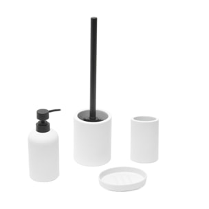 Feel Distributeur de savon en céramique, blanc (SATDFEEL99BI)