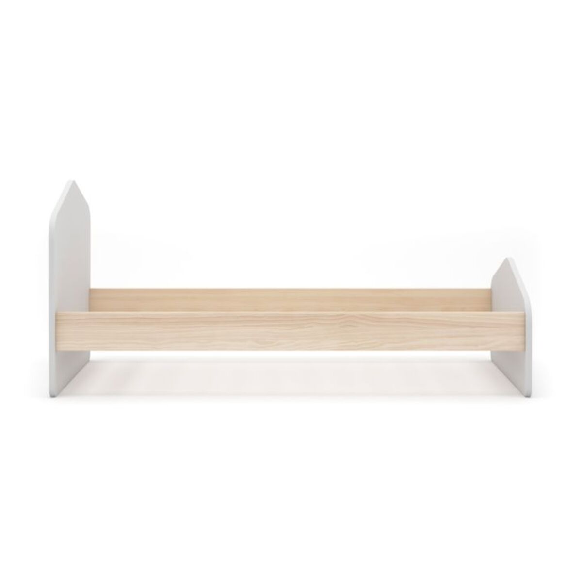 Cama juvenil Misty Cloud Blanco - Oak Soft