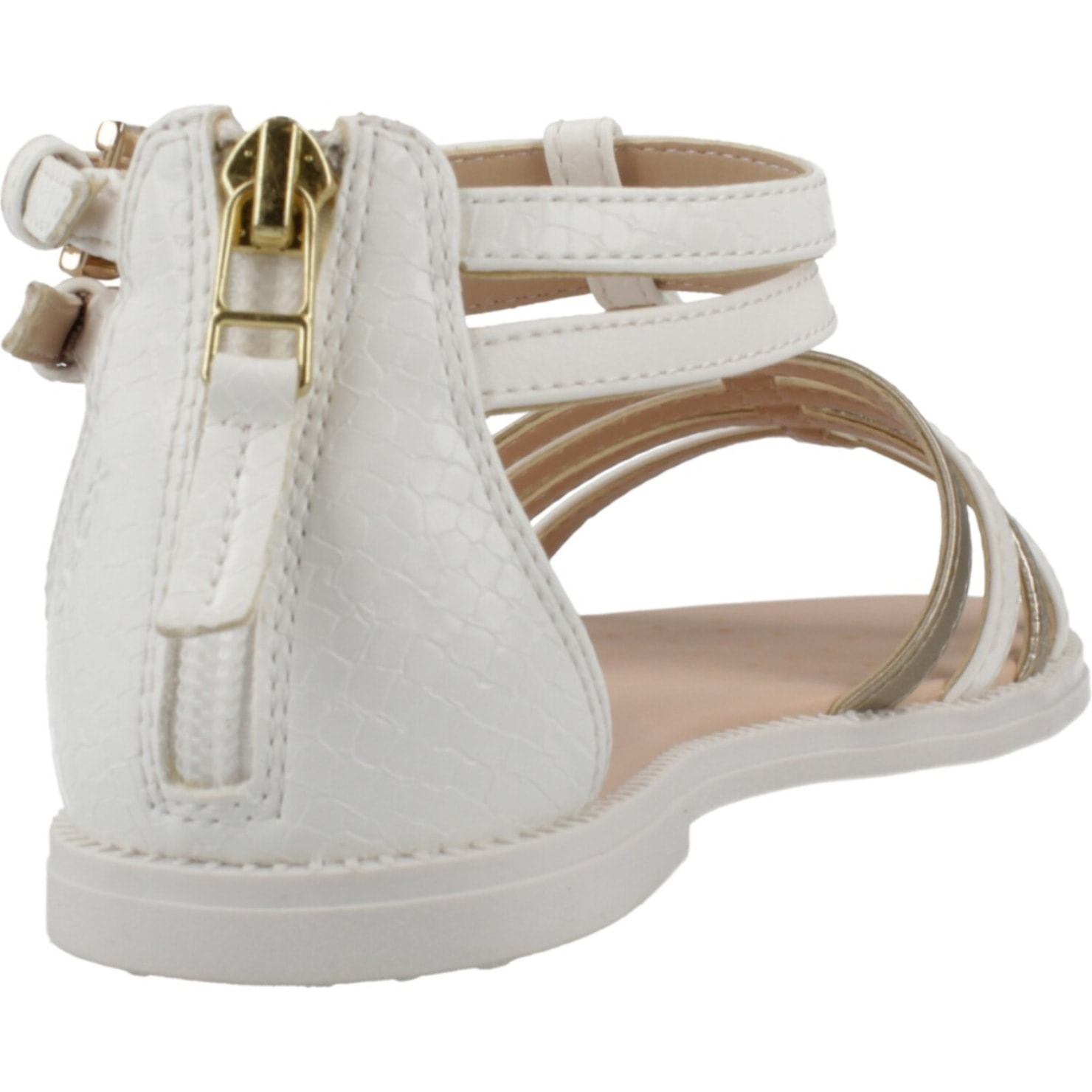 Sandalias Niña de la marca GEOX  modelo J SANDAL KARLY GIRL BLANCO