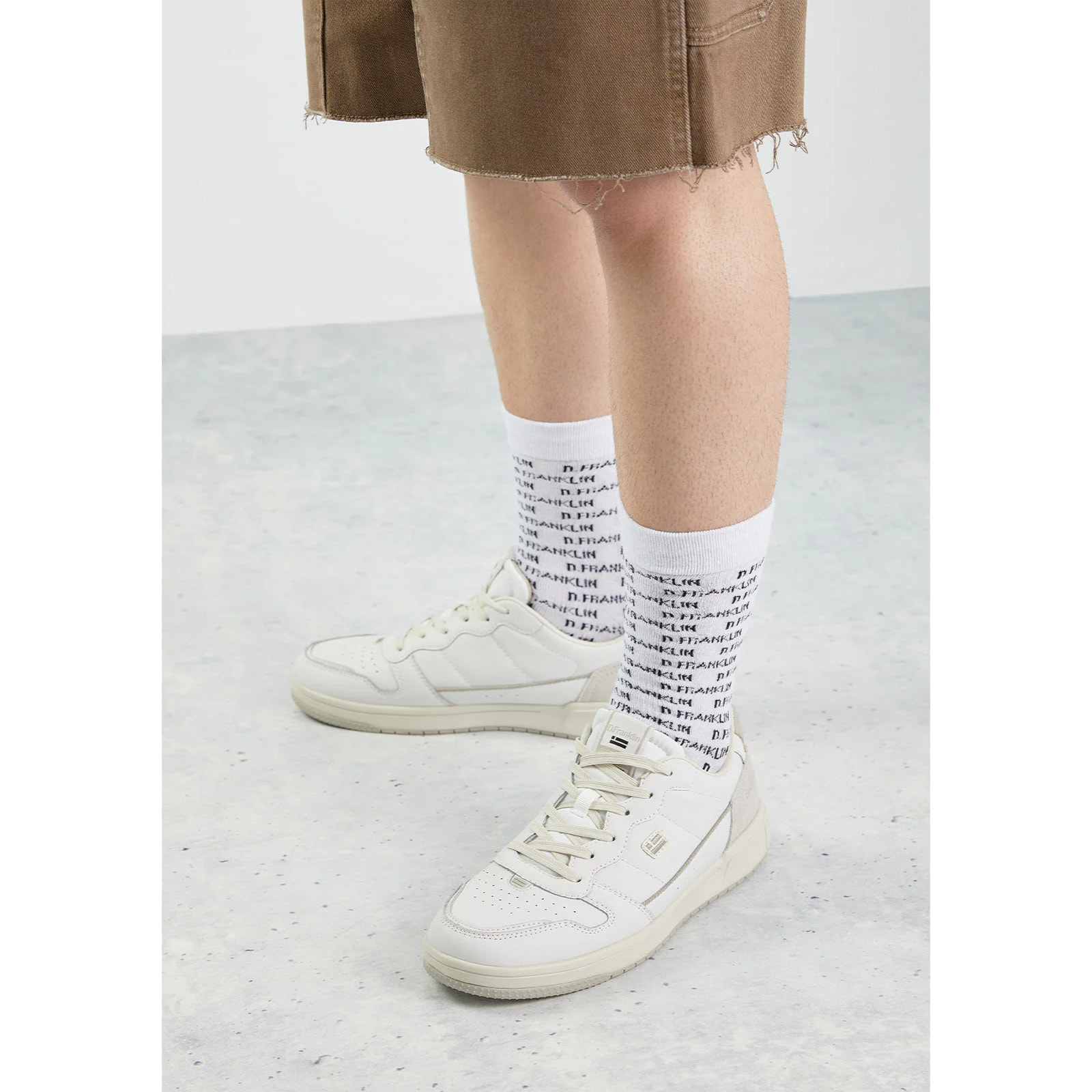 Calcetines Blancos Capital Logo  DF
