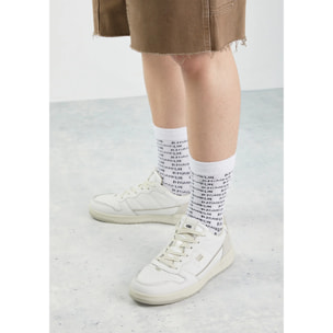 Calcetines Blancos Capital Logo  DF