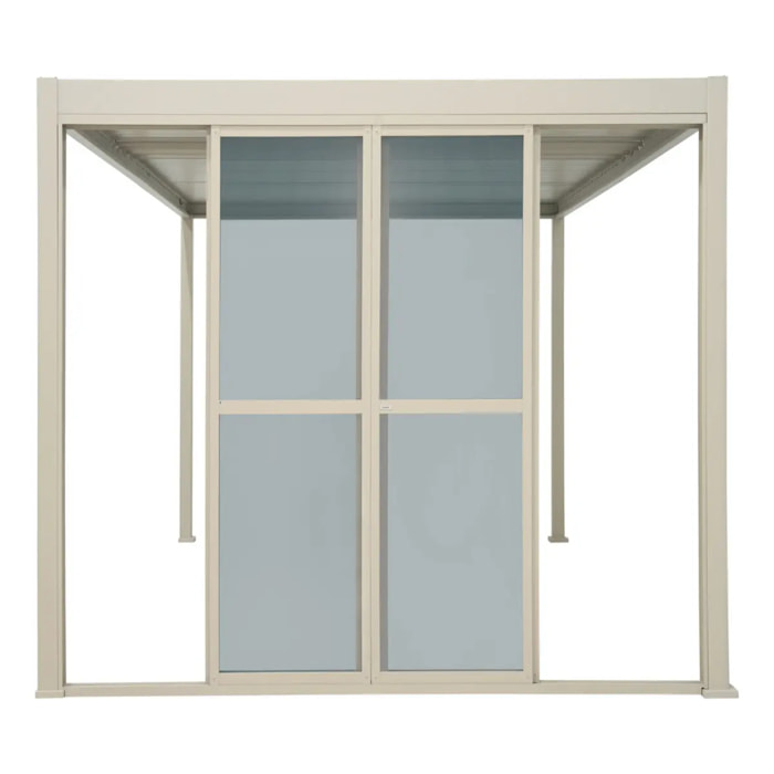 Portes pour pergola Evora grand modèle 3m argile