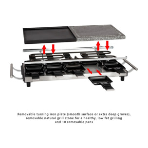 Raclette-gril 2 en 1 Proficook PC-RG 1144