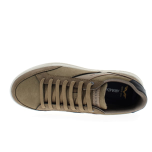 Armata di Mare Scarpe Uomo Sneakers Casual Stringate Basse con Soletta Rimovibile in Memory Foam AMU W24D644 Brown