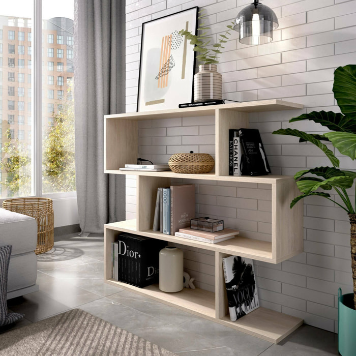 Libreria Hampton, 110 x 25 x 96, Rovere