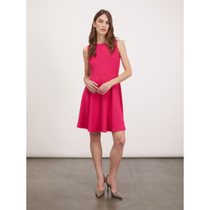 Motivi - Vestido mini de crepé - Fuchsia