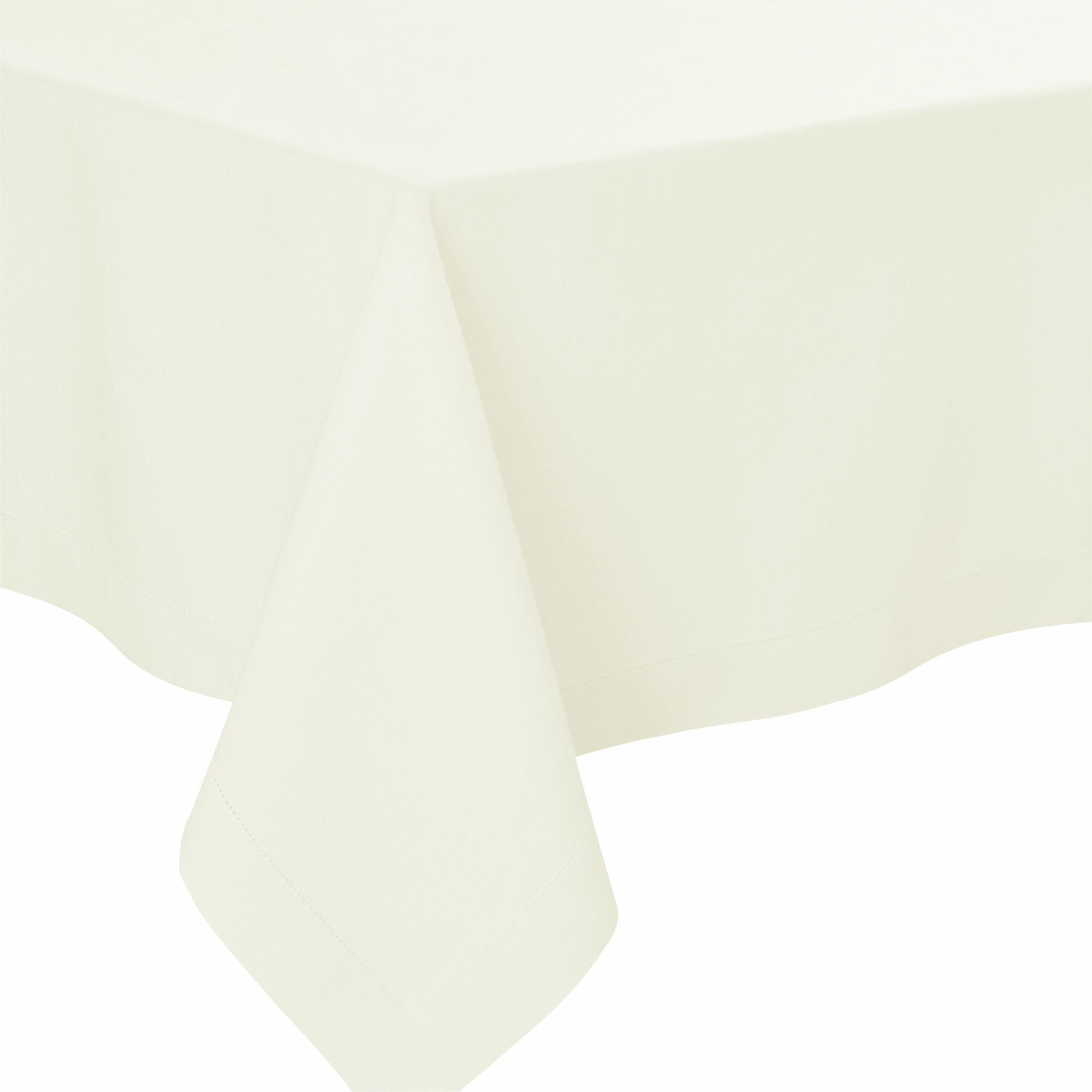 Nappe unie en lin, Made in France, FLORENCE , Crème